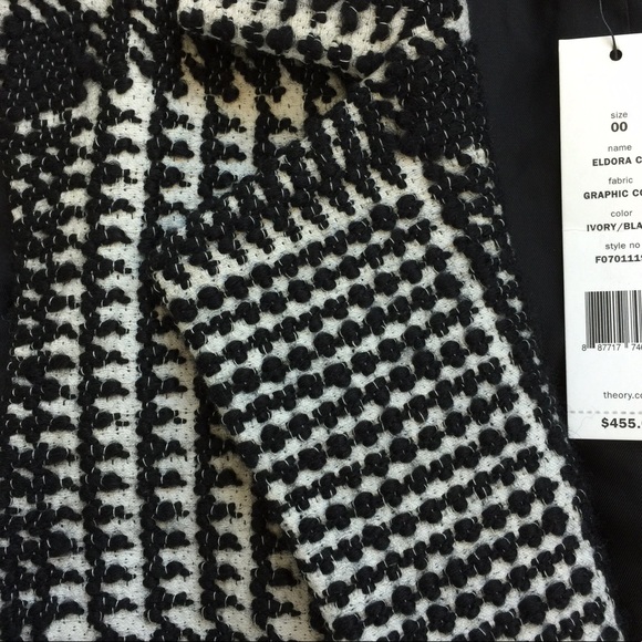 Theory Eldora Glen Plaid Wool Blend Vest - Picture 6 of 6